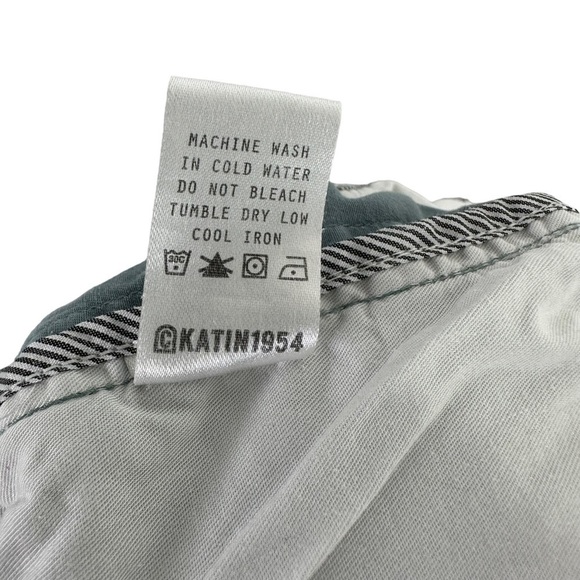 Katin Boys Patio Drawstring Elastic Waist Shorts Sz Small Blue Casual 8” Inseam - Picture 9 of 11